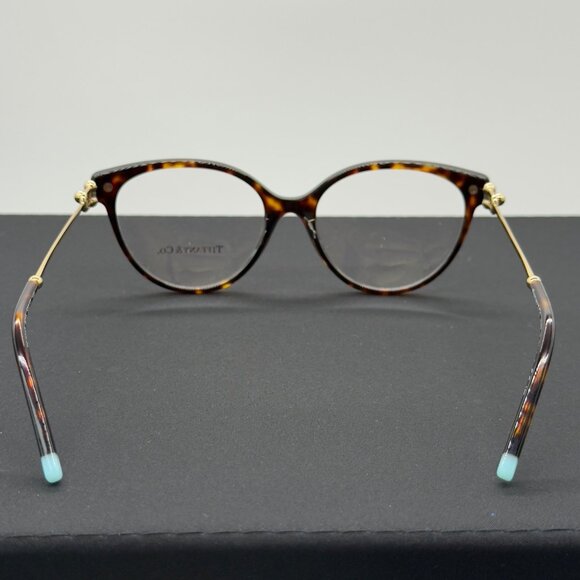 Tiffany & Co. TF2217 Brown Tortoise frame with Clear lens 53/17/140 - Picture 5 of 9